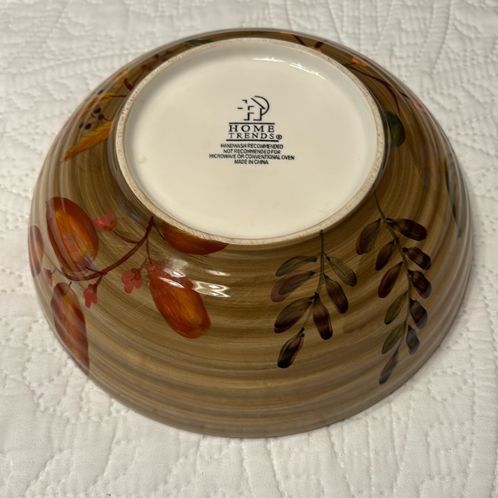 Home Trends Serving Bowl and Platter